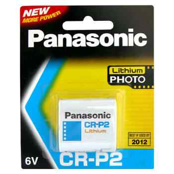 Аккумулятор DC Panasonic 780mAh Li-Ion CR-P2 - O