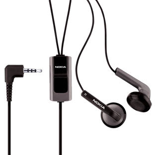 Hands-free portable stereo Nokia 5200/5300/5700/6300/7390/E51/6120 classic HS-47 - O